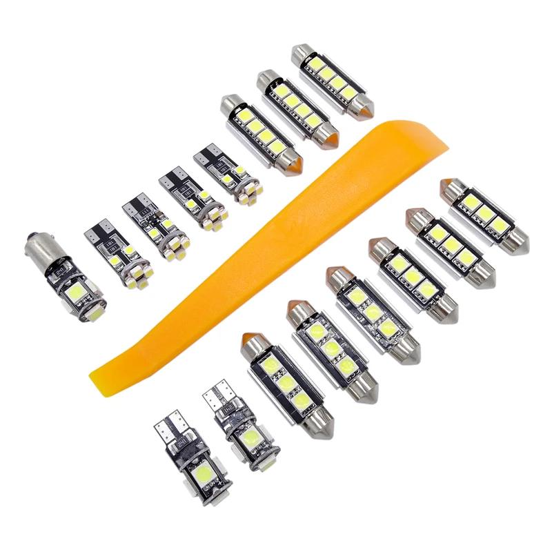 16 шт. Белый светодиодный свет для автомобиля Canbus Комплект салонных ламп Передний плафон для чтения Декоративный свет для VW Passat B6 2006-2010
16 шт. Белый светодиодный свет для автомобиля Canbus Комплект салонных ламп Передний плафон для чтения Декоративный свет для VW Passat B6 2006-2010