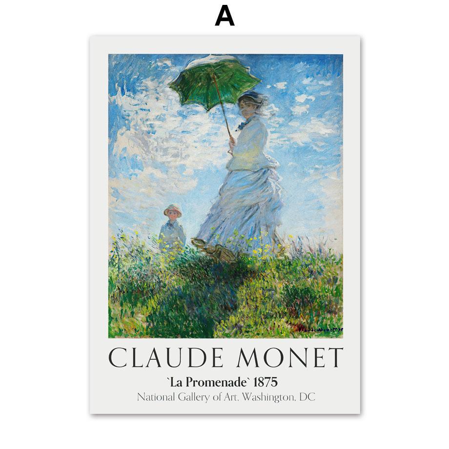 Claude Monet Exhibition Watercolor Wall Art, Nordic Posters, Canvas Paintings, Prints, Wall Pictures for Living Room, Retro Deco 21x30cm No Framed
Claude Monet Exhibition Watercolor Wall Art, Nordic Posters, Canvas Paintings, Prints, Wall Pictures for Living Room, Retro Deco 21x30cm No Framed