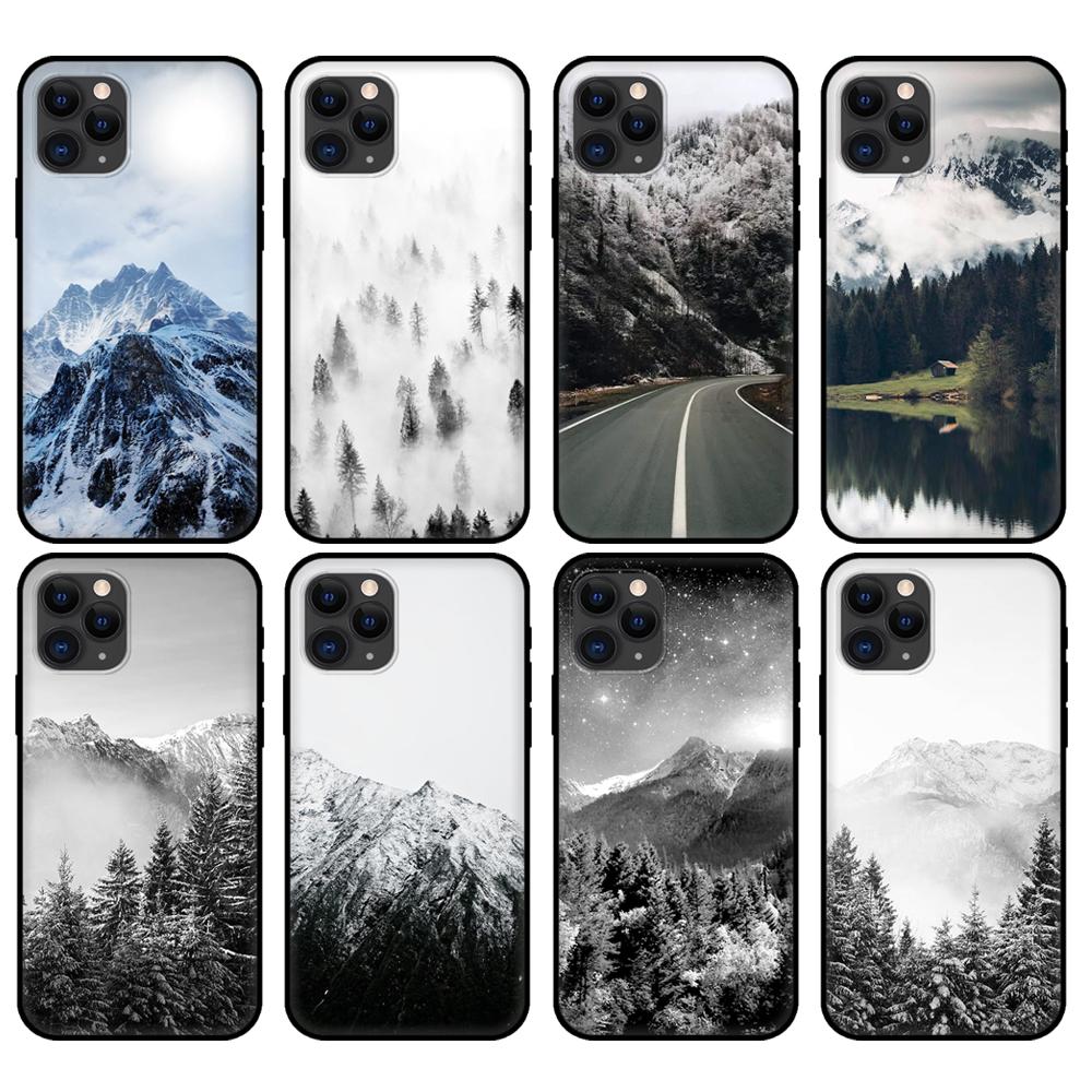Черный чехол из ТПУ для iphone 12 mini 6 6s 7 8 plus x 10, чехол XR XS 11 pro MAX, черный, белый цвет, гора, сосна, лес, гора iphone 5 5S SE
Черный чехол из ТПУ для iphone 12 mini 6 6s 7 8 plus x 10, чехол XR XS 11 pro MAX, черный, белый цвет, гора, сосна, лес, гора iphone 5 5S SE