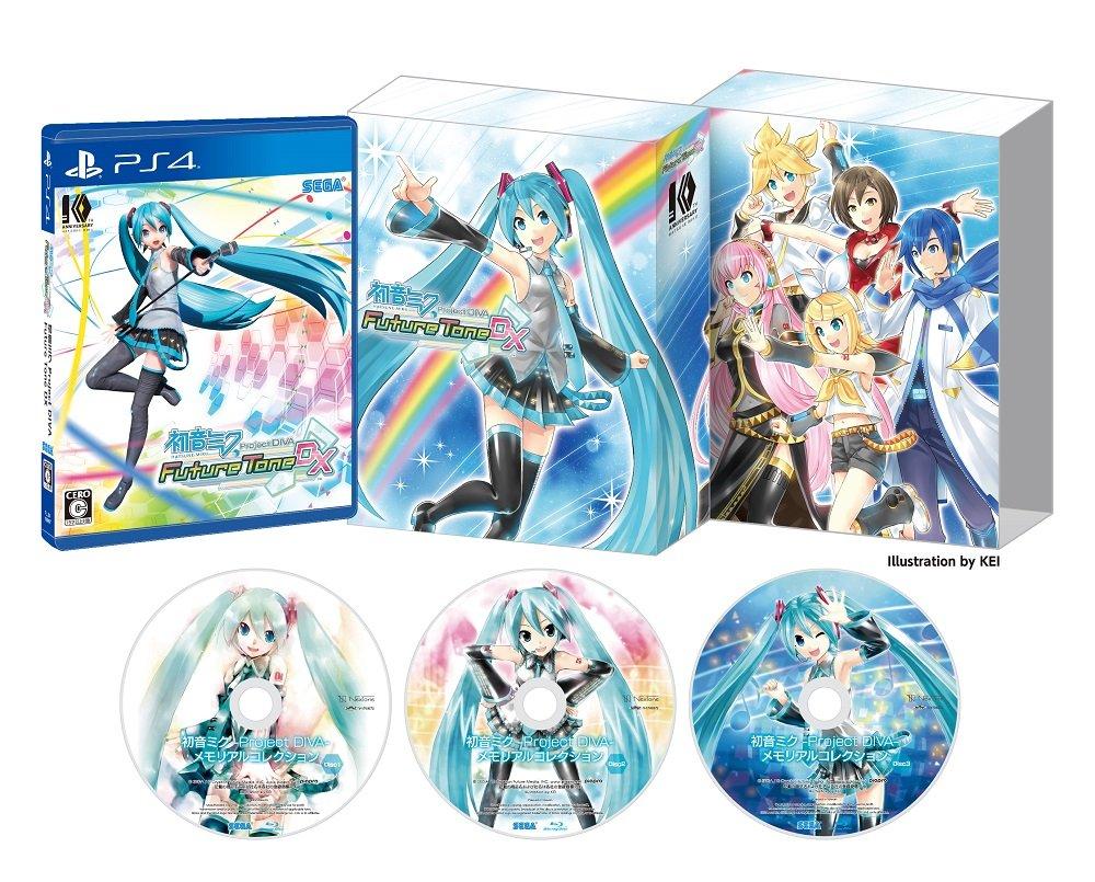 Hatsune Miku Project DIVA Future Tone DX Издание Memorial Pack эксклюзивная коллекция программного обеспечения Дизайн Miku Memorial с оригинальной иллюстрацией KEI
Hatsune Miku Project DIVA Future Tone DX Издание Memorial Pack эксклюзивная коллекция программного обеспечения Дизайн Miku Memorial с оригинальной иллюстрацией KEI