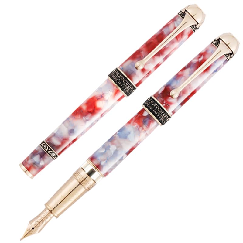 AURORA Fountain Pen Limited 946 Fuji Sakura FUJI Red Blue Stone PGT 18K Тип вдиху Середня точка M 946-PSK-M
AURORA Fountain Pen Limited 946 Fuji Sakura FUJI Red Blue Stone PGT 18K Тип вдиху Середня точка M 946-PSK-M