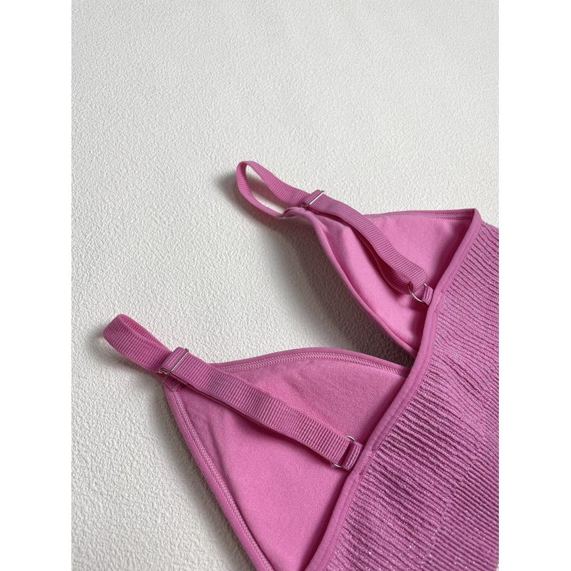 Sports Underwear Women European and American Super High Elastic Adjustable Buckle Low Shockproof Fitness Yoga Casual Bra Rose Red XXS Size (Bust Size 22cm Flat)
Sports Underwear Women European and American Super High Elastic Adjustable Buckle Low Shockproof Fitness Yoga Casual Bra Rose Red XXS Size (Bust Size 22cm Flat)