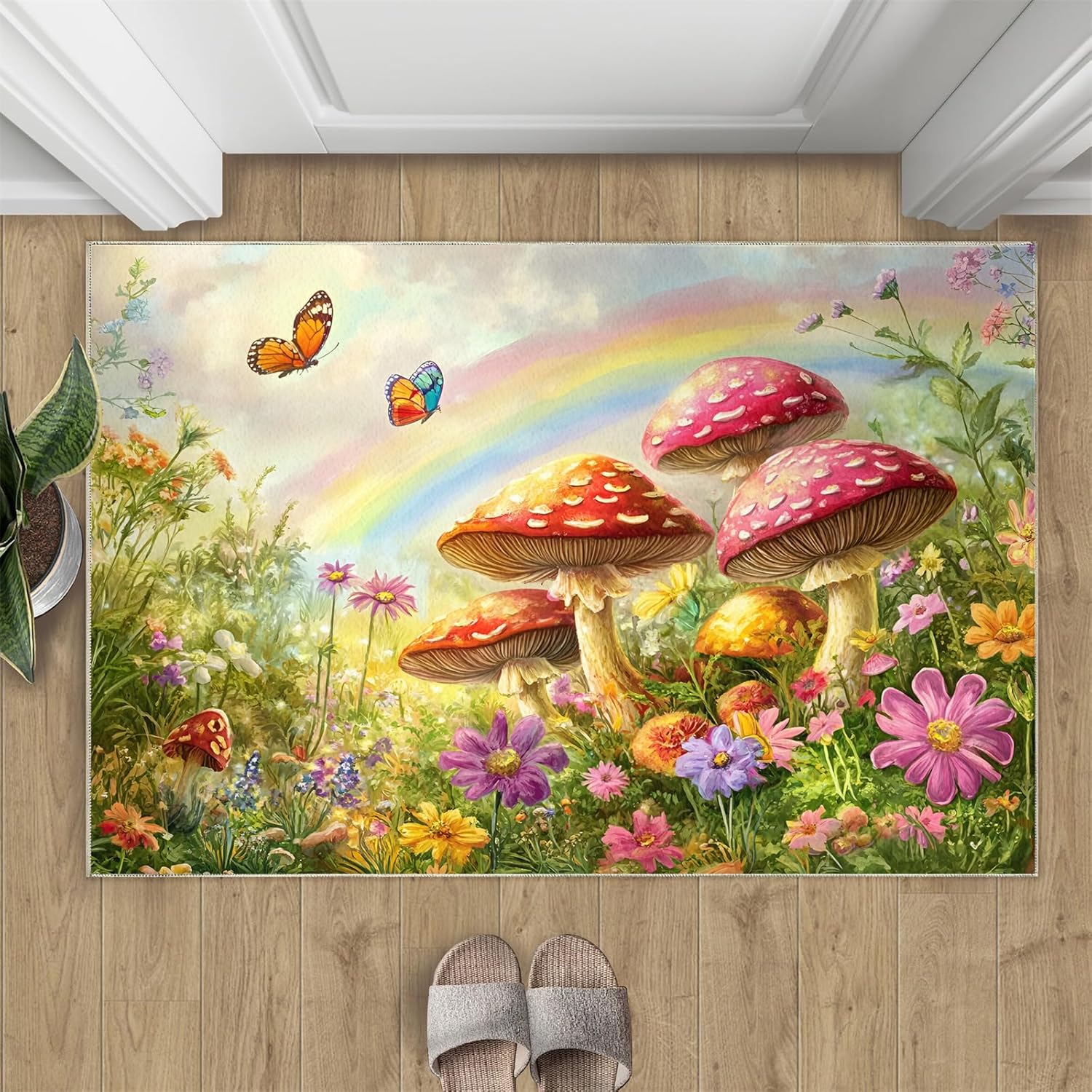 Cartoon Mushrooms Rug for Girls Lovely Kids Room Decor Carpet Mushroom Theme Soft Carpet Rug Sofa Floor Mat for Living Room 40x60cm 16x24 inch
Cartoon Mushrooms Rug for Girls Lovely Kids Room Decor Carpet Mushroom Theme Soft Carpet Rug Sofa Floor Mat for Living Room 40x60cm 16x24 inch