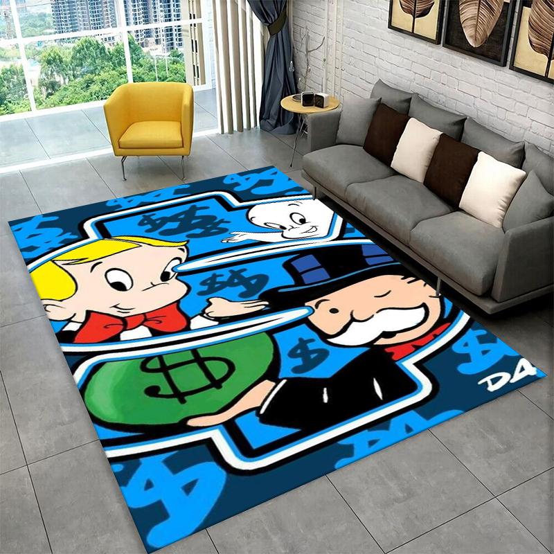 Monopoly Dollar Rich Game Cartoon Carpet Rug for Bedroom Living Room Sofa Playroom Doormat Home Decor,Kid play Area Rug Non-slip 40x60cm
Monopoly Dollar Rich Game Cartoon Carpet Rug for Bedroom Living Room Sofa Playroom Doormat Home Decor,Kid play Area Rug Non-slip 40x60cm
