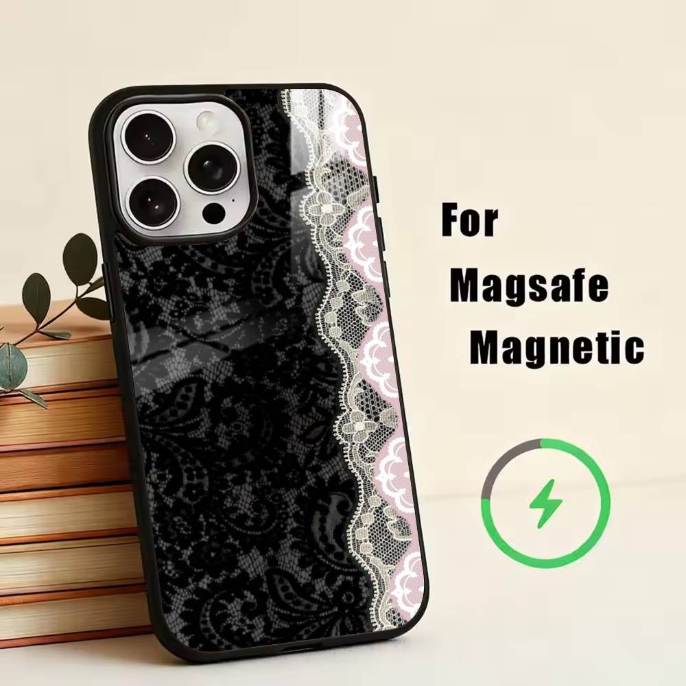 Elegant black lace print design Phone Case For iPhone17,16,15,14,13,12,11 Plus,Pro Magnetic For Magsafe Wireless Charging iPhone17Air
Elegant black lace print design Phone Case For iPhone17,16,15,14,13,12,11 Plus,Pro Magnetic For Magsafe Wireless Charging iPhone17Air
