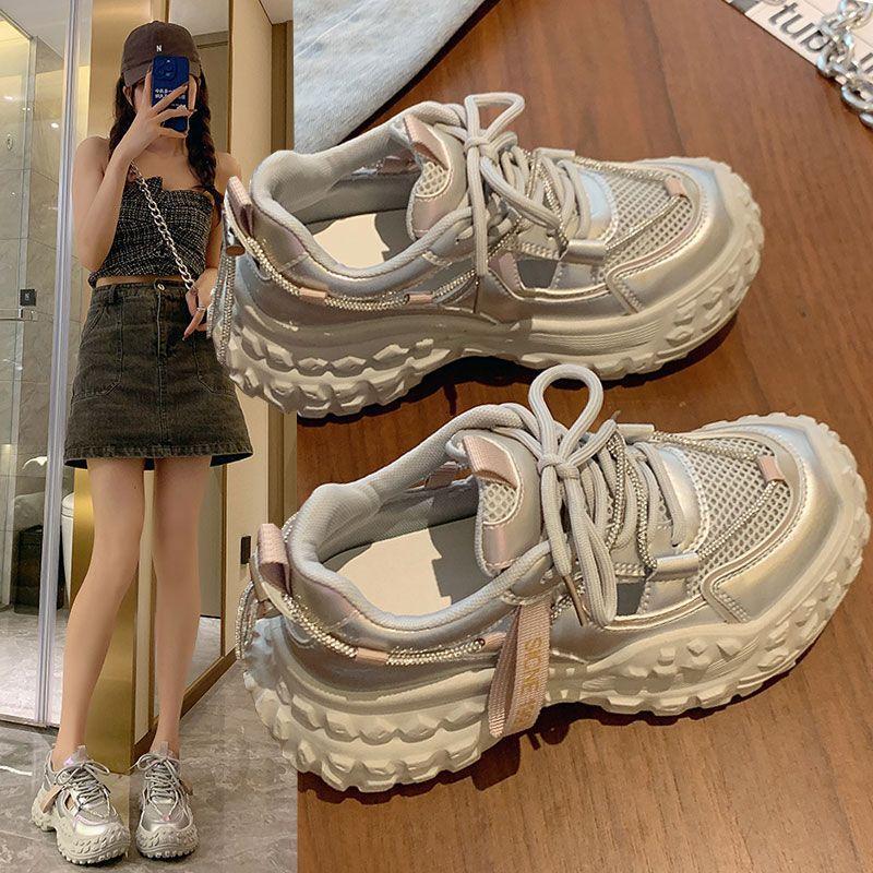 Durian tire sole dad shoes women s new summer thin breathable mesh thick sole heightening casual sports shoes 40
Durian tire sole dad shoes women s new summer thin breathable mesh thick sole heightening casual sports shoes 40