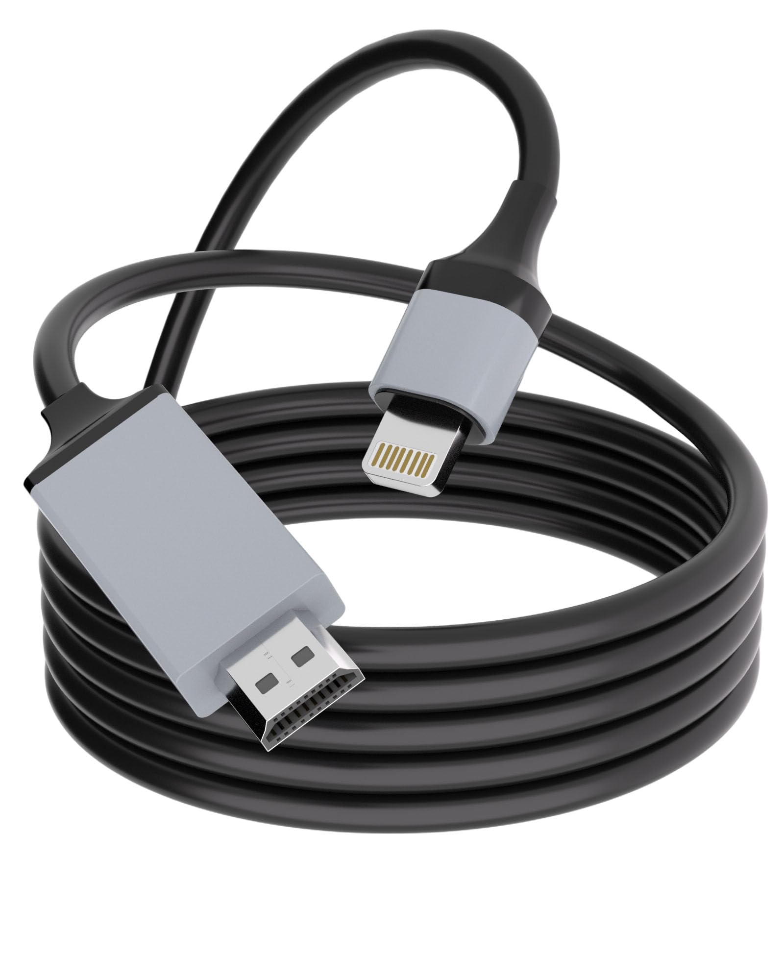 Certified iPhone HDMI Conversion Cable Lightning HDMI Conversion Cable for iPhone 1080P Full HD Large Screen No Delay Automatic Setting No Power
Certified iPhone HDMI Conversion Cable Lightning HDMI Conversion Cable for iPhone 1080P Full HD Large Screen No Delay Automatic Setting No Power