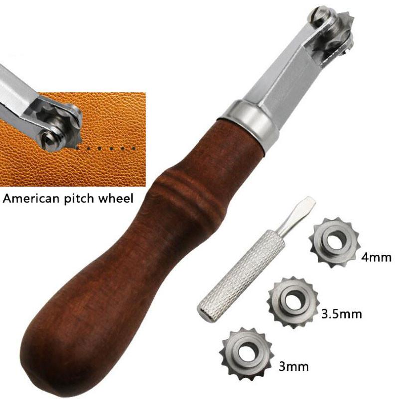 Leather Craft Kit DIY Spacing Stitch Line Marking Wheel Spacing Wheel 3mm 4mm 5mm 6mm Handmade Work Tool Set Auxiliary Punch Pack of 1
Leather Craft Kit DIY Spacing Stitch Line Marking Wheel Spacing Wheel 3mm 4mm 5mm 6mm Handmade Work Tool Set Auxiliary Punch Pack of 1