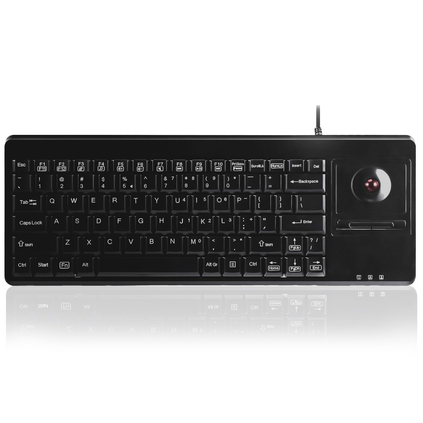 Perixx Keyboard with rack English layout keyboard USB hubs PERIBOARD-514 trackball, wired, 19-inch compatible, (2 included) чорний
Perixx Keyboard with rack English layout keyboard USB hubs PERIBOARD-514 trackball, wired, 19-inch compatible, (2 included) чорний