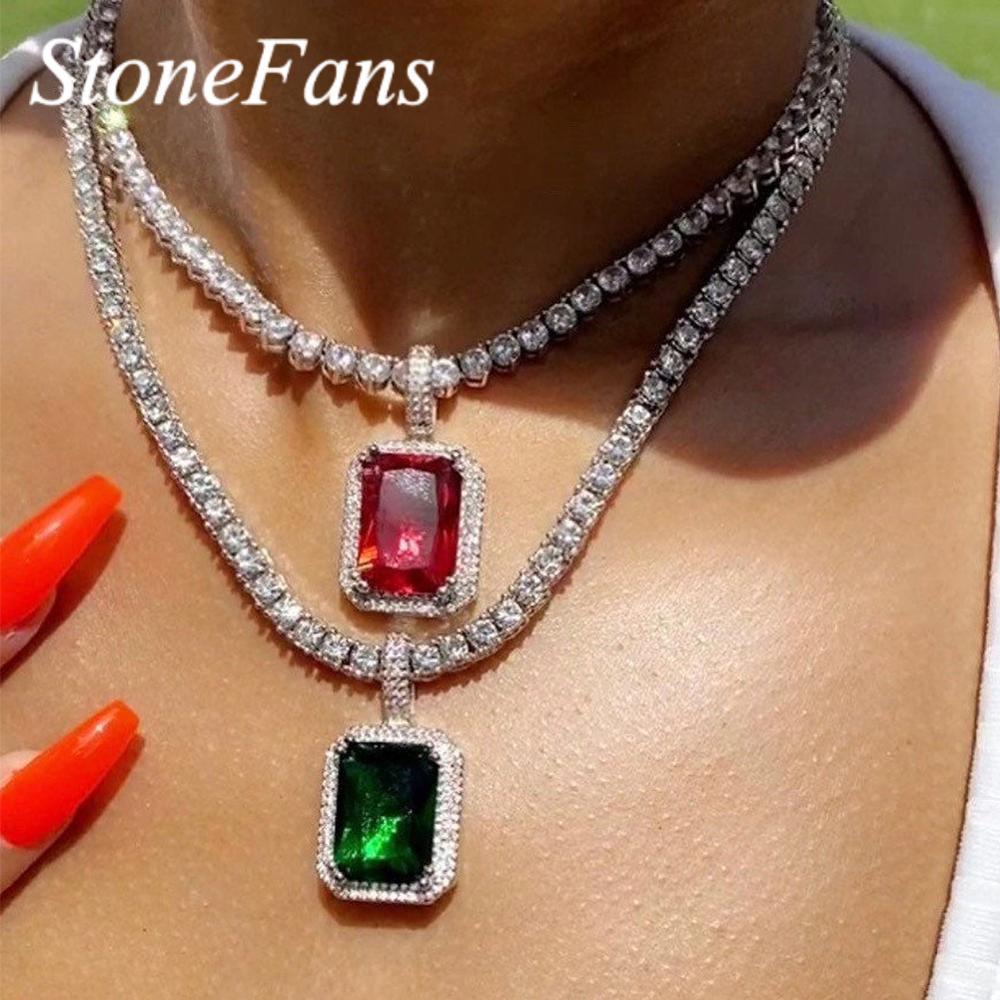 Stonefans Кристально-зеленый кулон Ожерелье Мужчины Золото Серебро Цвет Хип-хоп Ледяной Блеск Заявление Ожерелье со стразами Женщины 2020
Stonefans Кристально-зеленый кулон Ожерелье Мужчины Золото Серебро Цвет Хип-хоп Ледяной Блеск Заявление Ожерелье со стразами Женщины 2020