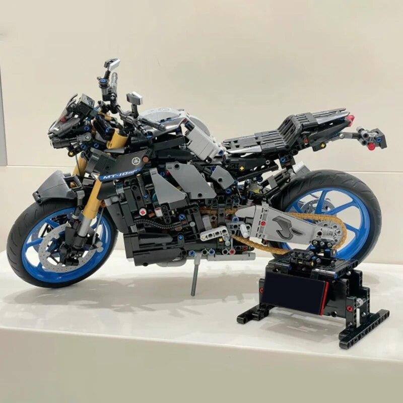 SP Мотоцикл Технический Мотоцикл Кирпичи Строительные Блоки Игрушки для Детей Взрослых Транспортные Средства Коллекция Подарков