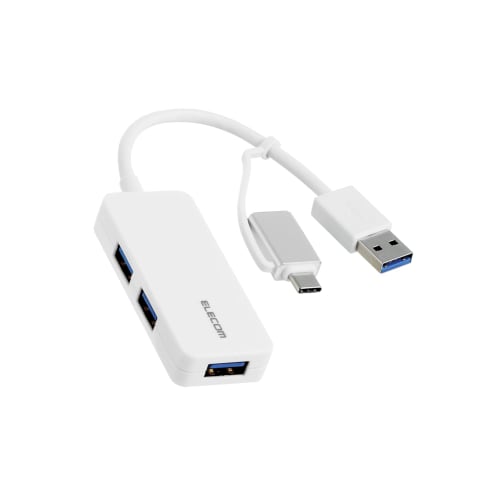 ELECOM USB Hub USBHUB 5Gbps Type-C Conversion Adapter Included Cable Fixed 3 Ports White U3H-CAK3005BWH
ELECOM USB Hub USBHUB 5Gbps Type-C Conversion Adapter Included Cable Fixed 3 Ports White U3H-CAK3005BWH