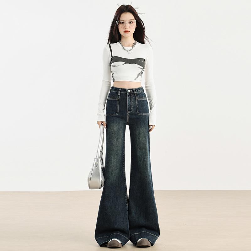 Women s 2025 Spring High-Waist Stretch Flare Jeans - Cement Gray Retro Style Extra Small
Women s 2025 Spring High-Waist Stretch Flare Jeans - Cement Gray Retro Style Extra Small