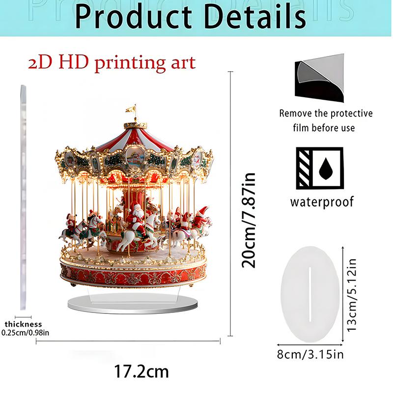 Christmas Ferris Wheel Holiday Decoration Home Acrylic Ornaments Decorative Ornaments Crafts Cooking Ornament Fast Shipping
Christmas Ferris Wheel Holiday Decoration Home Acrylic Ornaments Decorative Ornaments Crafts Cooking Ornament Fast Shipping