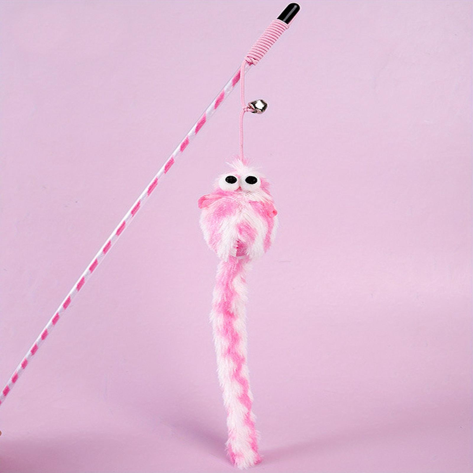 Interactive Striped Plush Mouse Teaser Wand with Bell - Candy-Colored Long Tail Cat Toy for Playful Engagement розовый
Interactive Striped Plush Mouse Teaser Wand with Bell - Candy-Colored Long Tail Cat Toy for Playful Engagement розовый