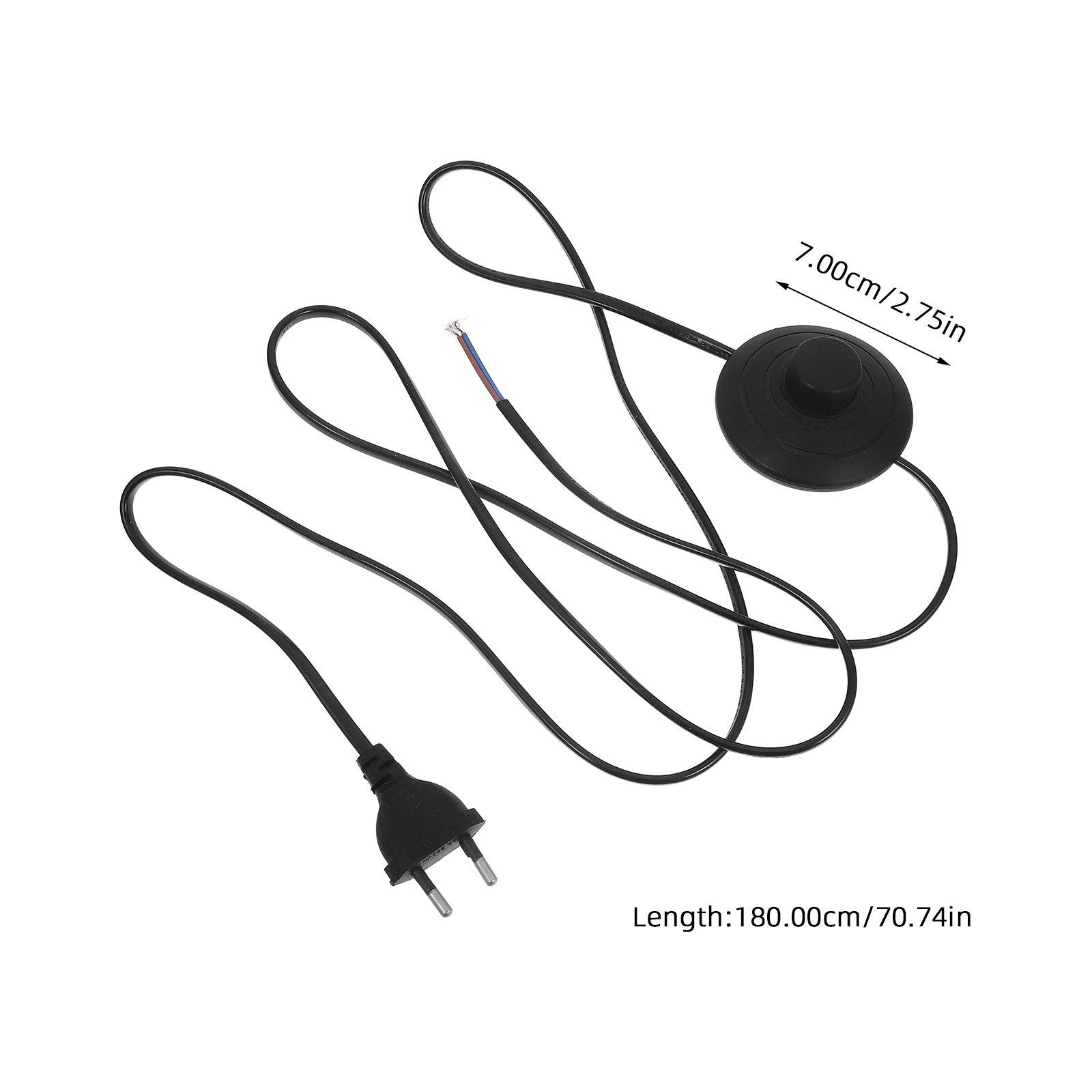 Floor Lamp Foot Switch Cable Foot Extension Cord Switch Lamp Power Cord for Home Office Use Safe Reliable Long Term Durability чорний
Floor Lamp Foot Switch Cable Foot Extension Cord Switch Lamp Power Cord for Home Office Use Safe Reliable Long Term Durability чорний
