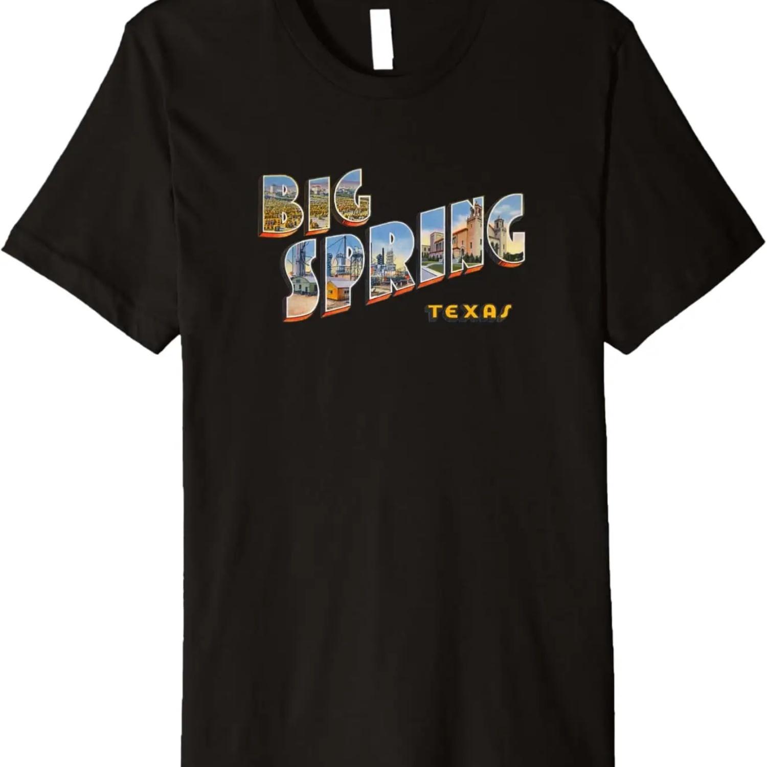 Big Spring Texas TX Vintage Souvenir Premium T-Shirt S чёрный
Big Spring Texas TX Vintage Souvenir Premium T-Shirt S чёрный