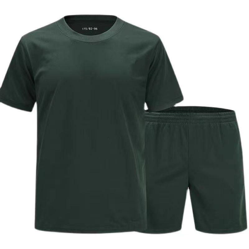 Quick-Dry Summer Fitness Training Suit: Breathable Short-Sleeve T-Shirt & Shorts for Outdoor Activity Large (Relaxed Fit)
Quick-Dry Summer Fitness Training Suit: Breathable Short-Sleeve T-Shirt & Shorts for Outdoor Activity Large (Relaxed Fit)