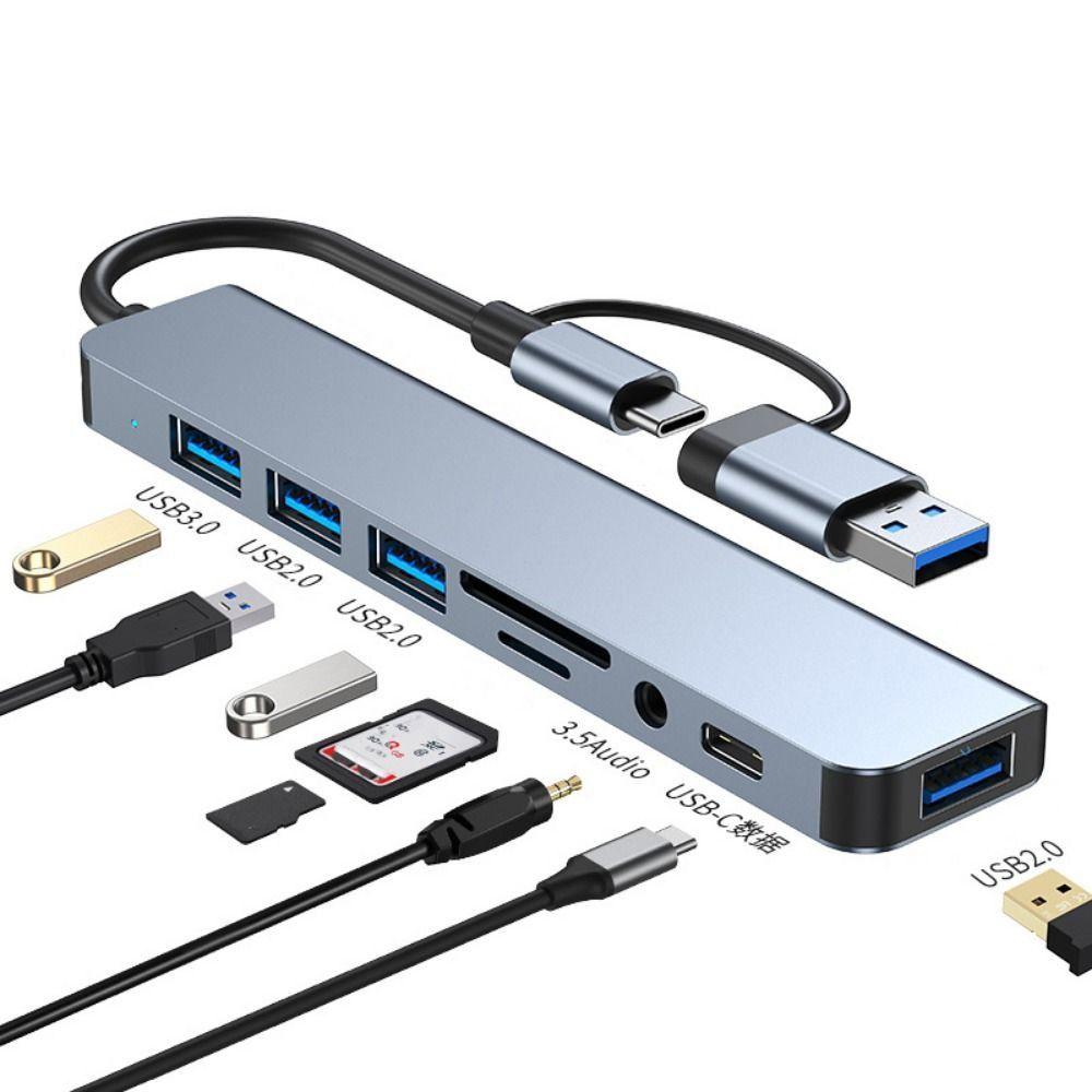 Phone Tablet 8 in 1 Dock Station Expander Laptop USB 3.0 USB C HUB Type-C Splitter PD Charging 4 IN 1
Phone Tablet 8 in 1 Dock Station Expander Laptop USB 3.0 USB C HUB Type-C Splitter PD Charging 4 IN 1