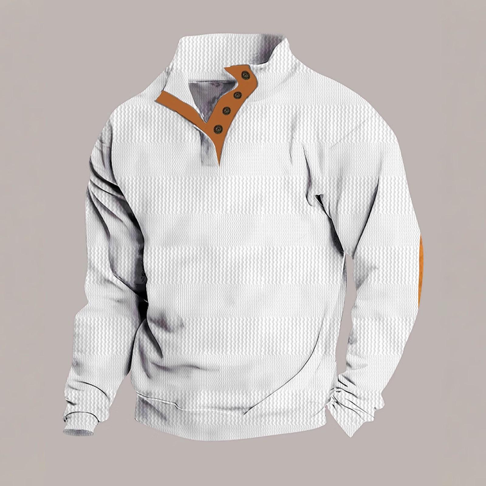 Весенняя и мужская толстовка с воротником-стойкой — это повседневные свитера для активного отдыха, топы XL белый
Весенняя и мужская толстовка с воротником-стойкой — это повседневные свитера для активного отдыха, топы XL белый