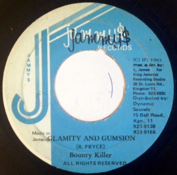 7inch Record BOUNTY KILLER - Glamity And Gumsion NONE Jammy s Records 1993 Jamaica Reggae, Ska & Dub Used
7inch Record BOUNTY KILLER - Glamity And Gumsion NONE Jammy s Records 1993 Jamaica Reggae, Ska & Dub Used