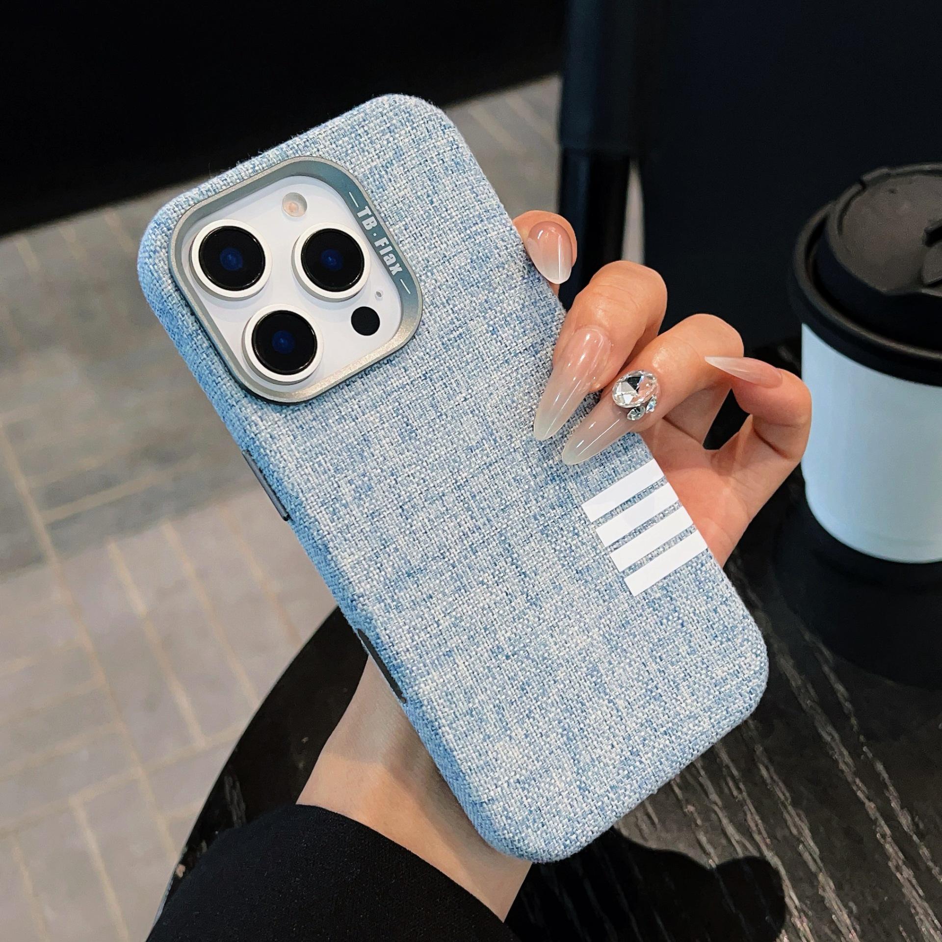 iPhone 16 Pro Max Magnetic Linen Fabric Phone Case with Full Coverage and Electro-Welded Buttons iPhone 16 plus
iPhone 16 Pro Max Magnetic Linen Fabric Phone Case with Full Coverage and Electro-Welded Buttons iPhone 16 plus