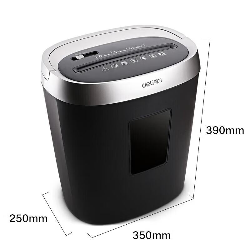 Deli Compact Level 4 Security Paper Shredder CN plug (adapter included)
Deli Compact Level 4 Security Paper Shredder CN plug (adapter included)