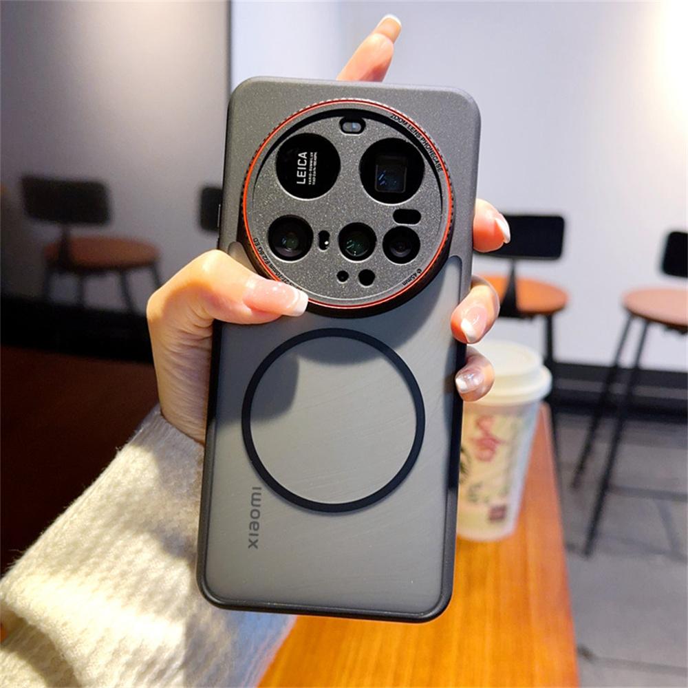 For Xiaomi 15 Ultra Case Compatible with MagSafe Red Lens Ring Shockproof TPU+PC Translucent Phone Cover A
For Xiaomi 15 Ultra Case Compatible with MagSafe Red Lens Ring Shockproof TPU+PC Translucent Phone Cover A