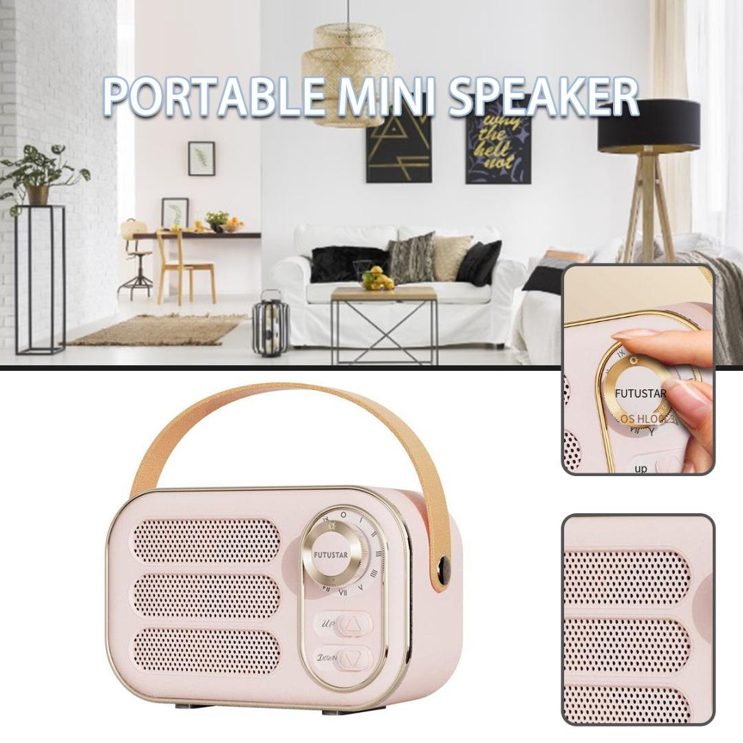 Портативный музыкальный плеер PDTO, мини-ретро перезаряжаемый беспроводной динамик, подарок для путешествий 
Портативный музыкальный плеер PDTO, мини-ретро перезаряжаемый беспроводной динамик, подарок для путешествий