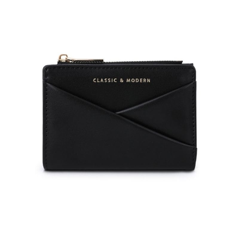 EMY-li mini wallet ladies bifold cute Fashionable card case coin purse (black)
EMY-li mini wallet ladies bifold cute Fashionable card case coin purse (black)