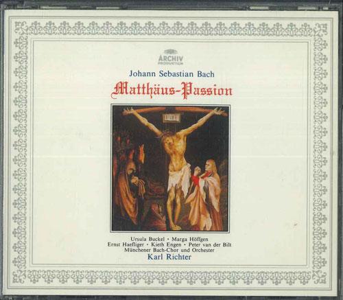 CD MUNCHENER BACH Bach St. Matthew Passion POCA3001 ARCHIV 1996 Japan Classical Used
CD MUNCHENER BACH Bach St. Matthew Passion POCA3001 ARCHIV 1996 Japan Classical Used