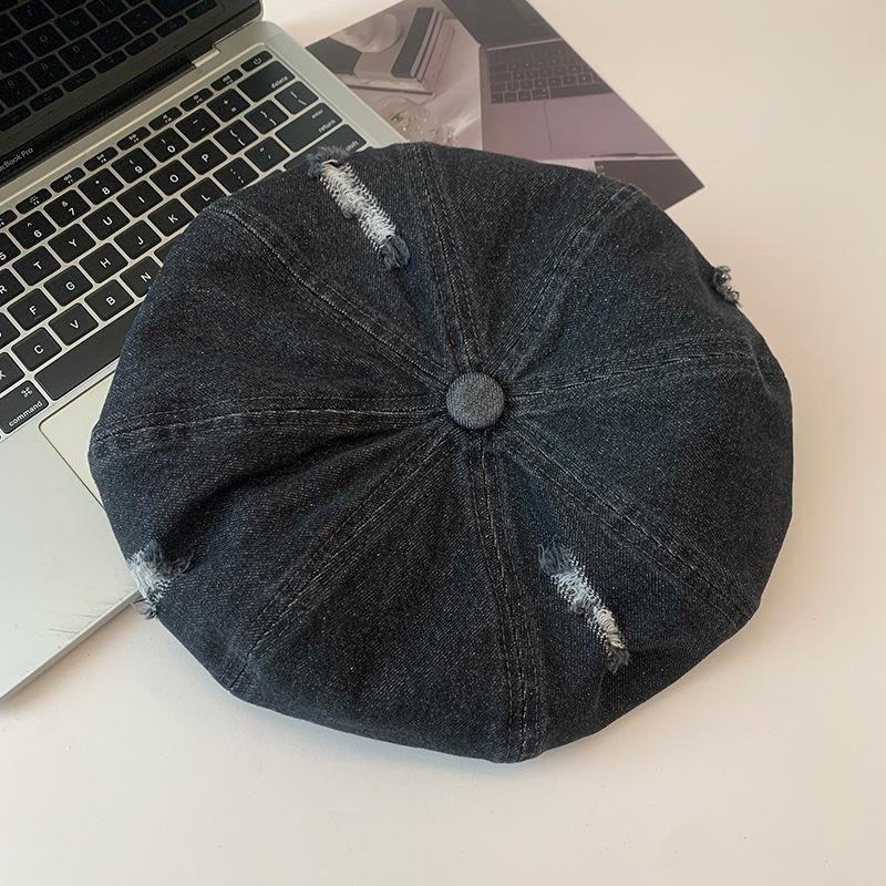 Women s Berets Retro Denim Octagonal Hat Breathable Newsboy Cap French Berets Woman Vintage Hats Female 56-58cm чорний
Women s Berets Retro Denim Octagonal Hat Breathable Newsboy Cap French Berets Woman Vintage Hats Female 56-58cm чорний
