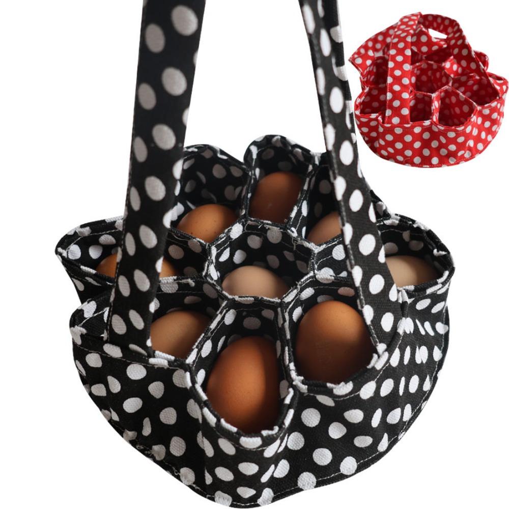 Canvas Portable Egg Collector Egg Bag Fresh Egg Storage Container for Chicken Hen Duck
Canvas Portable Egg Collector Egg Bag Fresh Egg Storage Container for Chicken Hen Duck