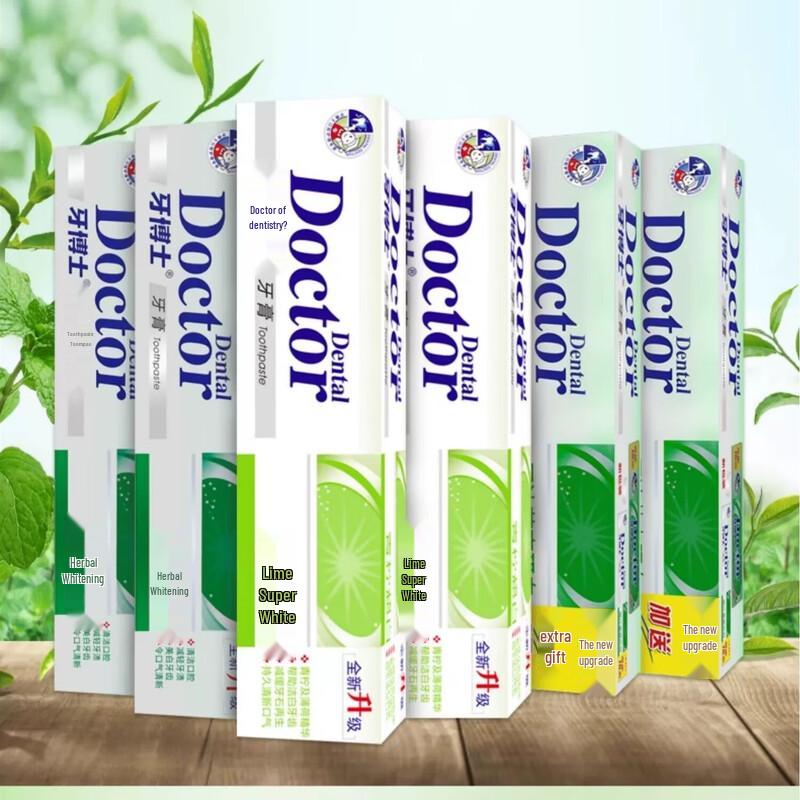 Dr. Tooth Fresh Breath Whitening Toothpaste Family Pack (6 x 105g + 2 Toothbrushes)
Dr. Tooth Fresh Breath Whitening Toothpaste Family Pack (6 x 105g + 2 Toothbrushes)