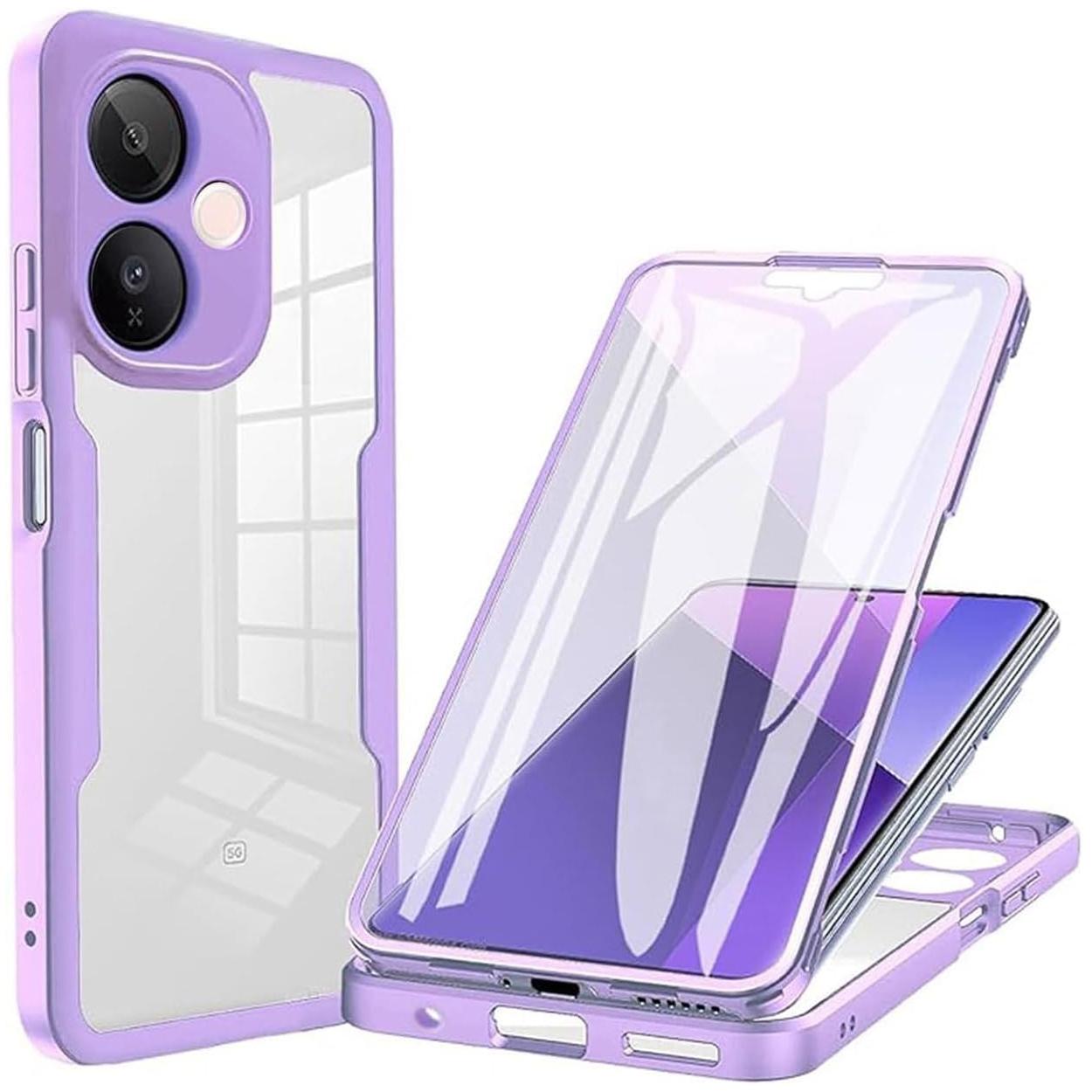 Full Body Protection Shockproof Case for Vivo V60 Lite 5G 4G Protective Cover Screen Protector Fundas Coque vivo V60 Lite 4G фіолетовий
Full Body Protection Shockproof Case for Vivo V60 Lite 5G 4G Protective Cover Screen Protector Fundas Coque vivo V60 Lite 4G фіолетовий