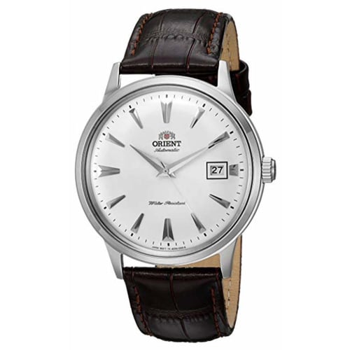 Чоловічий аналоговий годинник Orient nd Generation Bambino 40,5 мм із коричневим шкіряним ремінцем і сталевим корпусом FAC00005W
Чоловічий аналоговий годинник Orient nd Generation Bambino 40,5 мм із коричневим шкіряним ремінцем і сталевим корпусом FAC00005W