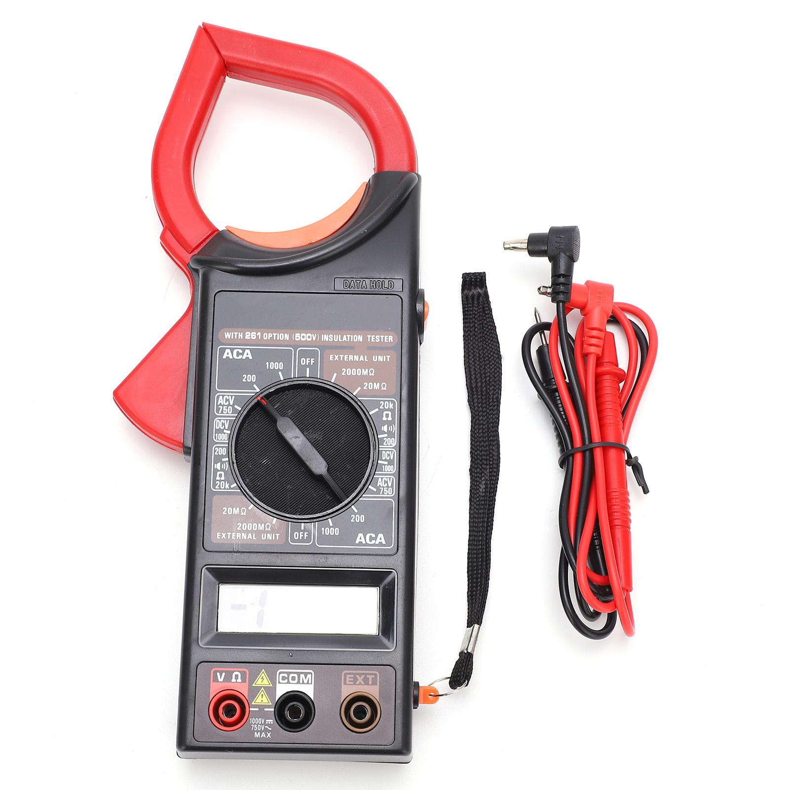 Digital Multimeter Portable Clamp Current Meter Voltage Tester for Circuit Engineering Outdoor
Digital Multimeter Portable Clamp Current Meter Voltage Tester for Circuit Engineering Outdoor