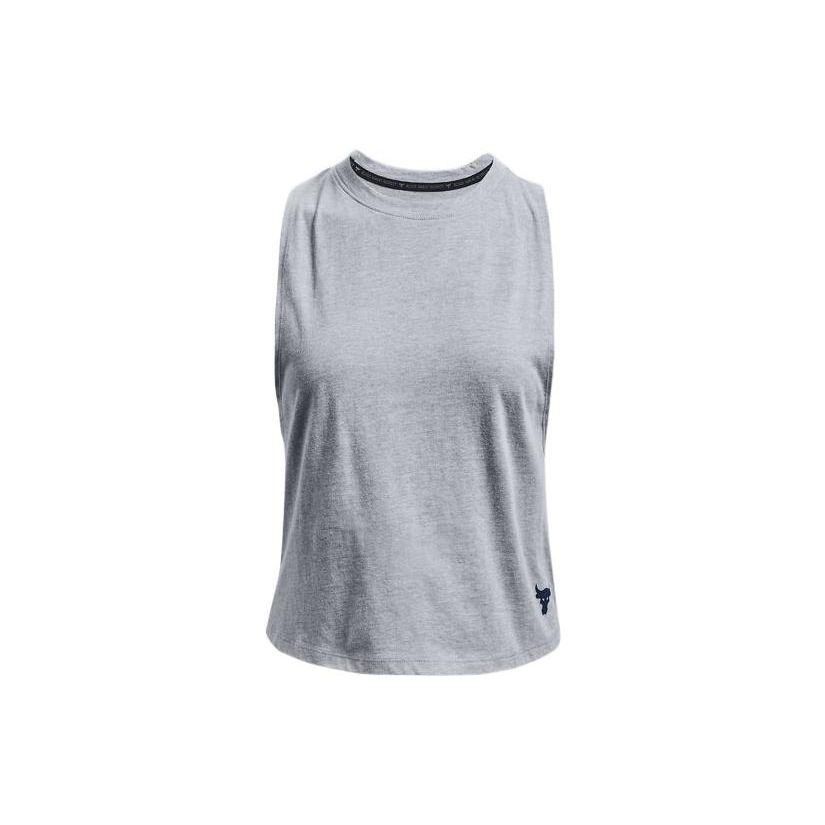 Under Armour Project Rock Solid Color Sleeveless Training Tank Top Women tops Gray 1372702-035 XL
Under Armour Project Rock Solid Color Sleeveless Training Tank Top Women tops Gray 1372702-035 XL