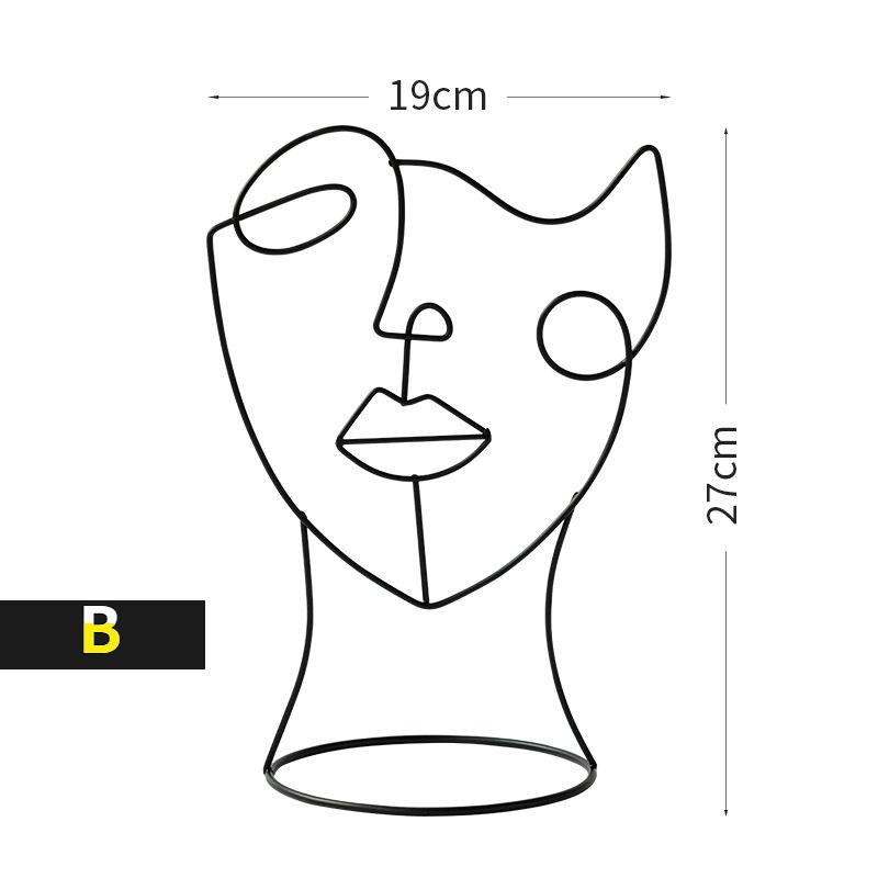 Modern Creative Abstract Character Art Craft Metal Home Furnishings Decoration Accessories Sculpture For Office Living Room
Modern Creative Abstract Character Art Craft Metal Home Furnishings Decoration Accessories Sculpture For Office Living Room