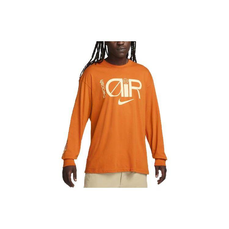 Nike Max90 Logo Print Ribbed Crew Neck Loose Long Sleeve Sport T-Shirt Men Tops Orange FN0819-893 L
Nike Max90 Logo Print Ribbed Crew Neck Loose Long Sleeve Sport T-Shirt Men Tops Orange FN0819-893 L