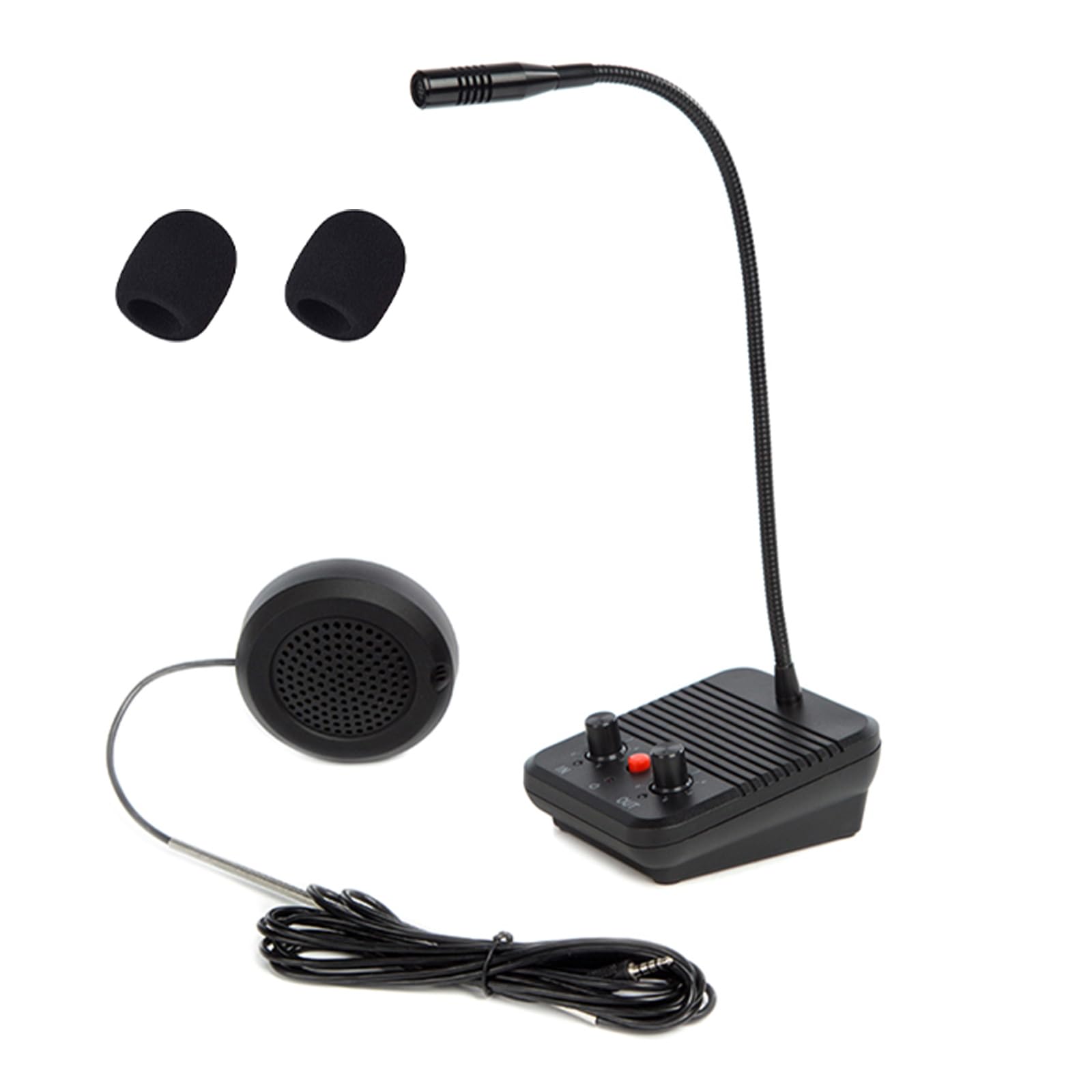 CYSSJF Counter Call Counter Microphone Simultaneous Call Reception Commercial Includes 2 Microphone Covers System, Speaker, Two-way Type, Loudspeaker,
CYSSJF Counter Call Counter Microphone Simultaneous Call Reception Commercial Includes 2 Microphone Covers System, Speaker, Two-way Type, Loudspeaker,