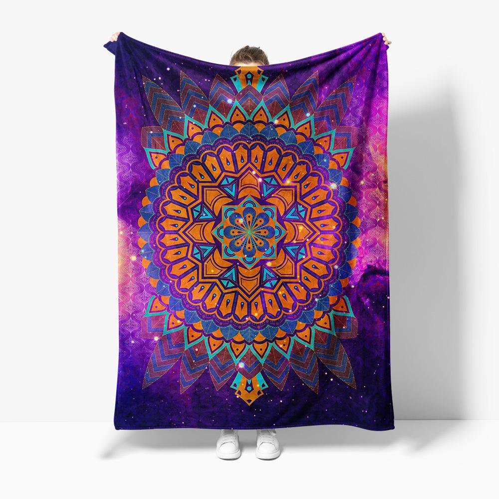 Psychedelic Mandala Galaxy Space Flannel printed blanket suitable for all seasons suitable for living room office sofa travel 75x100cm
Psychedelic Mandala Galaxy Space Flannel printed blanket suitable for all seasons suitable for living room office sofa travel 75x100cm