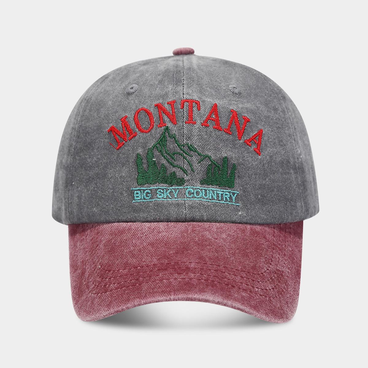 Retro mountain peak letter embroidered baseball cap, outdoor sports and leisure, sun protection, washed duck tongue cap Adjustable темно-серого
Retro mountain peak letter embroidered baseball cap, outdoor sports and leisure, sun protection, washed duck tongue cap Adjustable темно-серого