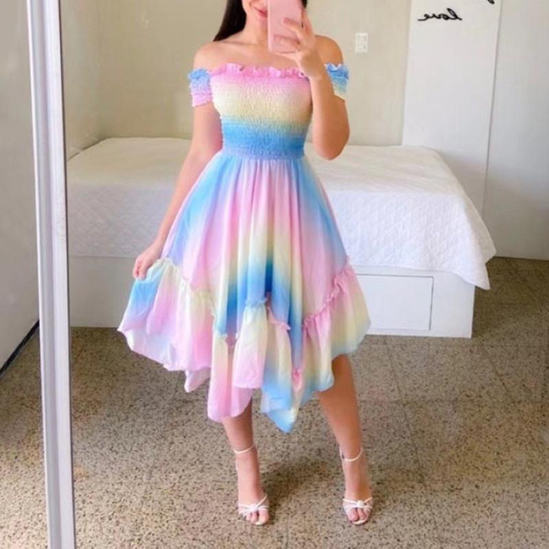 Женское платье с открытыми плечами и одним вырезом, летнее женское платье с принтом, элегантная модная женская длинная юбка S разноцветный
Женское платье с открытыми плечами и одним вырезом, летнее женское платье с принтом, элегантная модная женская длинная юбка S разноцветный