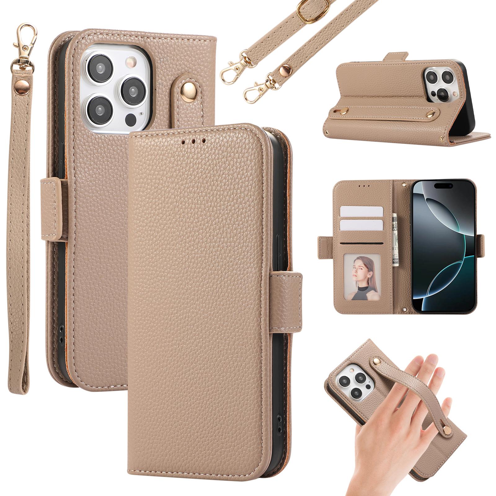 For iPhone 16 Pro Leather Case with Card Holder, Straps, Shockproof Wallet Phone Cover C
For iPhone 16 Pro Leather Case with Card Holder, Straps, Shockproof Wallet Phone Cover C