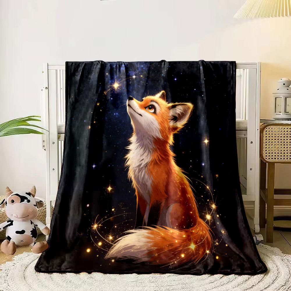 6 Styles A Fox Under A Dreamy Starry Sky Print Warm Comfortable Blanket Home Travel Camping for Adults and Kids Luxury Gifts 75x90cm
6 Styles A Fox Under A Dreamy Starry Sky Print Warm Comfortable Blanket Home Travel Camping for Adults and Kids Luxury Gifts 75x90cm