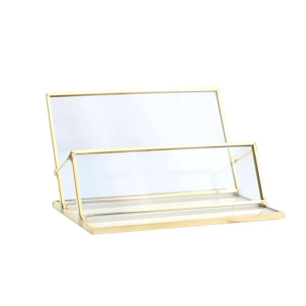 Metal Glass Business Card Holder Stand Durable Elegant Office Name Card Display Stand Professional
Metal Glass Business Card Holder Stand Durable Elegant Office Name Card Display Stand Professional