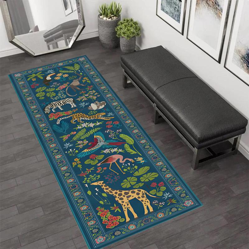 Vintage Bohemian Floral Vine Pattern Runner Rug Anti-slip Soft Washable Carpet for Hallway Kitchen Entryway Decor 40X120CM
Vintage Bohemian Floral Vine Pattern Runner Rug Anti-slip Soft Washable Carpet for Hallway Kitchen Entryway Decor 40X120CM