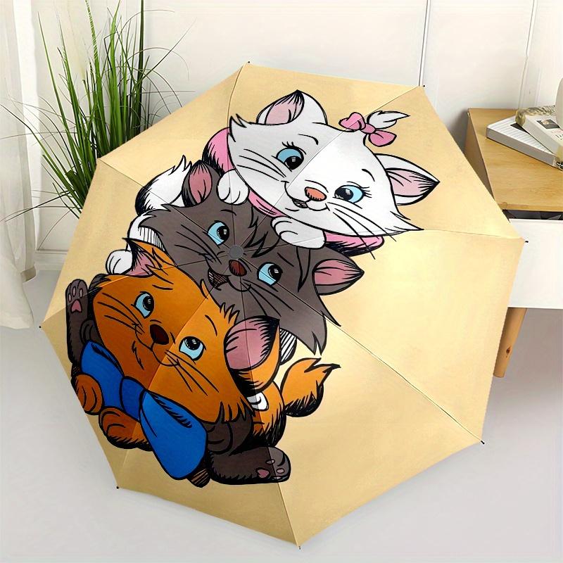 Marie Cat Themed Automatic opening and closing folding umbrella, 8-rib windproof, compact travel design, suitable for all occasion | Fashion
Marie Cat Themed Automatic opening and closing folding umbrella, 8-rib windproof, compact travel design, suitable for all occasion | Fashion