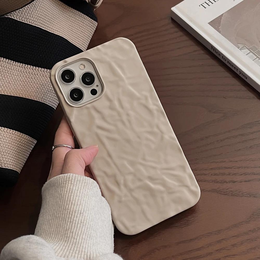 3D Tin Foil Fold Pattern Phone Case For iPhone 17 16 15 14 13 12 11 Pro Max Mini X XS XR Soft Silicone Shockproof Cover iPhone Air
3D Tin Foil Fold Pattern Phone Case For iPhone 17 16 15 14 13 12 11 Pro Max Mini X XS XR Soft Silicone Shockproof Cover iPhone Air